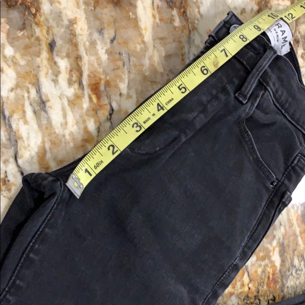 Le High Skinny Jagged Hem Whittier FRAME Size 24 - Picture 5 of 8